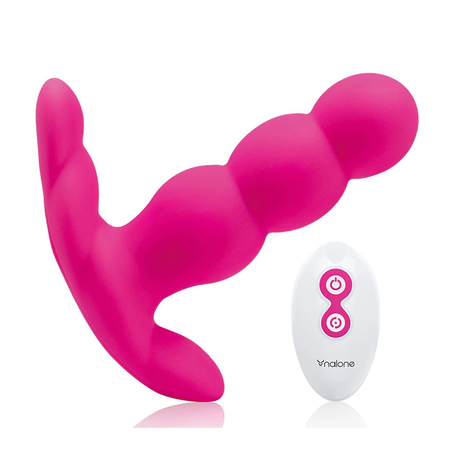NALONE - PEARL ANAL VIBRADOR CONTROLE REMOTO PRETO